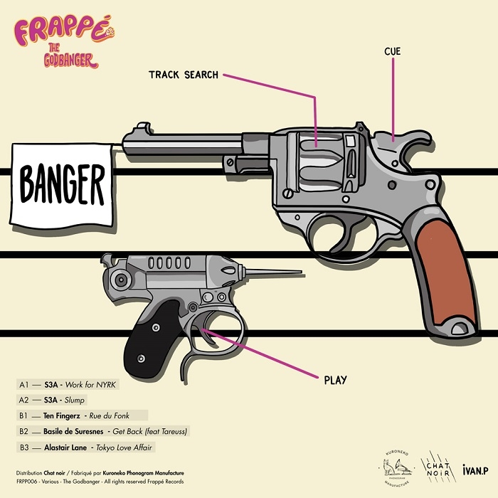 ( FRPP 006) VARIOUS ARTISTS - The Godbanger ( 12" vinyl ) Frappé